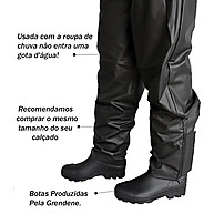 Capa de Chuva + Bota: Kit Motoqueira Impermeável - imagem 2
