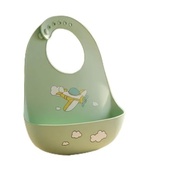 Babador de Silicone para bebês com pega migalhas Impermeável - imagem 2
