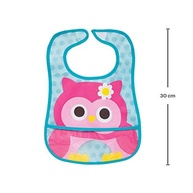 Babador com Bolso Coruja Girl da Buba - Impermeável e Prático para Bebês - imagem 5