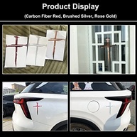 Adesivo Cruz de Pregos Cristã para Carros - Reflexivo e Impermeável | 11,5x18cm - imagem 4
