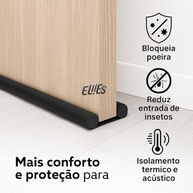 Protetor Veda Porta Duplo Impermeável Premium 80cm: Adeus Poeira, Insetos e Ruídos! - imagem 5