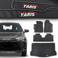 Kit Tapete Automotivo Emborrachado Impermeável Yaris Hatch 2019-2025 (XL, XLS, XS) - Proteção Total - imagem 2