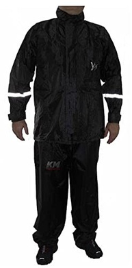 Capa de Chuva Yess Nylon Motoqueiro: Jaqueta + Calça Impermeável e Refletiva - imagem 5