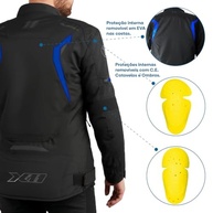 Jaqueta X11 One Sport Sporadic Masculina Imperme?vel Motociclista Motoqueiro Protetora - imagem 4