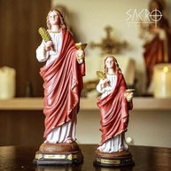 Imagem Santa Luzia 20cm em Resina Importada - Decoração Sagrada de Alta Qualidade - imagem 5