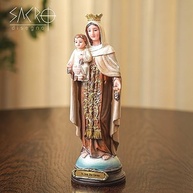 Imagem Nossa Senhora do Carmo em Resina Importada - 20cm com Detalhes Exclusivos - imagem 3