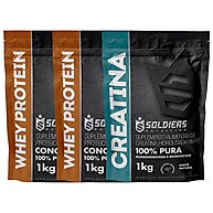 Whey + Creatina: Kit Ganho de Massa 100% Importado - imagem 2