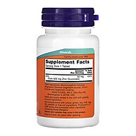 Gluconato de Zinco 50mg Now Foods – 2x100 Comprimidos Importado - imagem 2