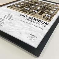 Quadro Álbum Physical Graffiti Led Zeppelin 40x60cm - Moldura Preta com Impressão Premium - imagem 4