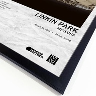 Quadro Álbum Spotify Meteora - Linkin Park 40x60cm | Moldura Preto Fosco com Impressão Eco-Solvente - imagem 4