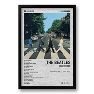 Quadro The Beatles Abbey Road 40x60cm - Moldura de Pinus com Impressão Eco-Solvente - imagem 1