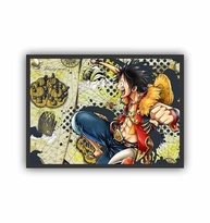 Quadro Decorativo Anime 6912 - Design Exclusivo 45x33cm | Moldura em Madeira com Impressão HD - imagem 2