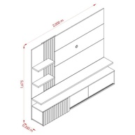Estante Home Theater Atena: Organize e Impressione! - imagem 2