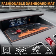 Tapete de Painel Laranja para Subaru Crosstrek, Forester e Impreza (2012-2018) - Proteção Antiderrapante e Estilo - imagem 4