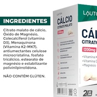 Cálcio Citrato Malato K2 D3 Lauton: Ossos Fortes e Imunidade Turbinada (60 Cápsulas) - imagem 4