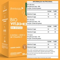 D3 + K2 Gotas: Saúde Óssea e Imunidade - imagem 2
