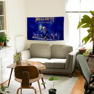 Pôster Megadeth Rust in Peace - Bandeira Decorativa Resistente para Quarto e Área Externa - imagem 5