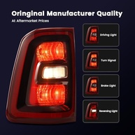 Luz Traseira Dodge Ram 1500 2025 Lado Esquerdo (Motorista) Moldura Preta - Incandescente - imagem 5