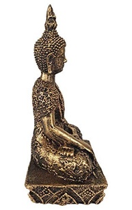 Buda Hindu com Base 15 cm em Resina com Incenso - Estátua Decorativa para Ambientes Serenos - imagem 4