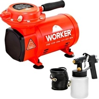 Compressor de Ar Direto Bivolt Worker: Pintura, Pulverização e Inflagem com Acessórios Inclusos - imagem 2