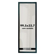 Moldura 99,5x33,7 cm em Madeira Reflorestada | Acetato Incolor | Ideal para Artes, Fotos e Decoração de Parede - imagem 1
