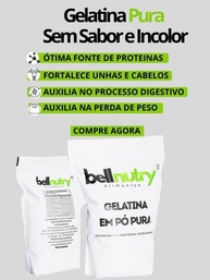 Gelatina Pura Natural Sem Sabor E Incolor 500g - imagem 3