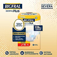 Bigfral Derma Plus: Kit 3 Fraldas para Incontinência - imagem 2