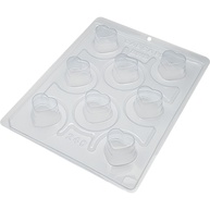 Forma de Silicone Coração BWB 240: Crie Chocolates Incríveis! - imagem 2