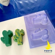 Forma de Silicone Cactos: Crie Chocolates Incríveis! - imagem 2