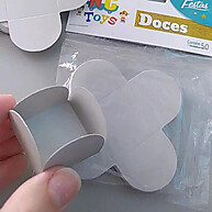 Forminhas 4 Pétalas Prata 50un - Monte Doces Incríveis! - imagem 2
