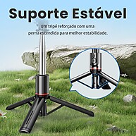 Selfie Stick Tripé H'maston ZP-13: Fotos Incríveis! - imagem 2