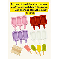 Forma Picolé de Silicone: Faça Sorvetes Incríveis! - imagem 1