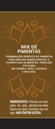 Aromas da Índia Pimenta Mix Com Moedor 45 Gramas - imagem 3