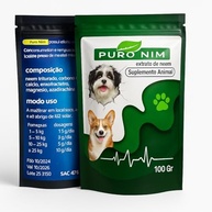Pó de Nim Indiano Puro, Vegano Natural, Sementes Orgânicas, 100g - imagem 1