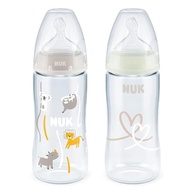 NUK Kit Mamadeiras Anticólica Dia e Noite 300ml com Indicador de Temperatura e Brilha no Escuro - imagem 3