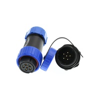Conector Circular Avião SP21 6 Pinos: Robustez e Segurança para Aplicações Industriais e Elétricas - imagem 1