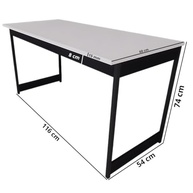 Mesa de Escritório Estilo Industrial 116cm Bia - Design Moderno para Home Office - imagem 4