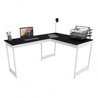Mesa em L Estilo Industrial - Escrivaninha de Canto para Escritório e Estudo | Tampo Texturizado e Design Moderno - imagem 2