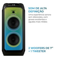 PartyBox AIWA PB-05: Som Potente 200W RMS, 20h Bateria e Luzes RGB - Sua Festa Inesquecível! - imagem 4