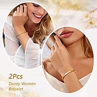 Pulseiras Ouro 18K Zircônia: Presente Inesquecível - imagem 2