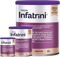 3 Latas -INFATRINI Fórmula infantil - 400g -Sem Sabor - imagem 1