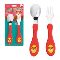 Kit Talher Infantil Cachorro - Colher e Garfo Divertidos para Crianças - imagem 2