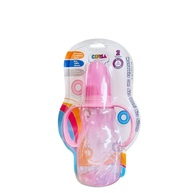 Mamadeira Cefisa com Alça Decorada 240ml Rosa - Design Infantil Charmoso - imagem 1