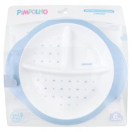 Prato com Divisória e Ventosa Masculino Pimpolho – Segurança e Conforto na Alimentação Infantil - imagem 4