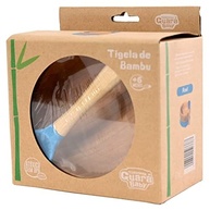 Tigela Infantil de Bambu com Ventosa - Turminha Guará Azul | Segura e Saudável para Refeições - imagem 4