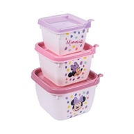 Kit com 3 Potes Conect Minnie - Armazenamento Infantil Seguro e Divertido - imagem 2