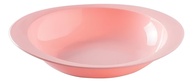 Prato Infantil de Plástico Rosa 800ml - Kit com 2 Pratos Fundos em Polipropileno Seguro - imagem 1