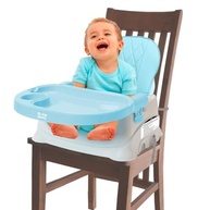 Cadeira de Alimentação Infantil Portátil Booster Azul - Segurança e Conforto na Hora da Papinha - imagem 4
