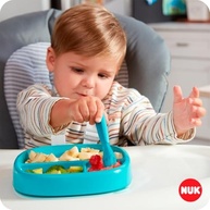 Conjunto de Pratos Raso com Divisória e Ventosa NUK - Segurança e Praticidade na Alimentação Infantil - imagem 3