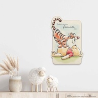 Decoração de Parede Disney Ursinho Pooh e Tigger - Arte Infantil com Frase Motivacional - imagem 3